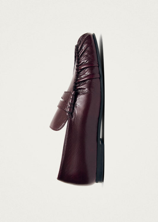 Aven Rift Burgundy Leather Loafers-image