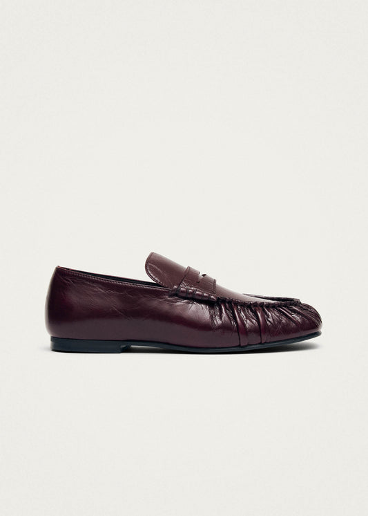 Aven Rift Burgundy Leather Loafers-image