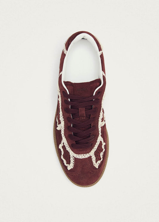 Tb.490 Crochet Burgundy Leather Sneakers-image