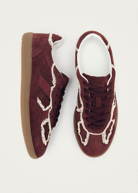 Tb.490 Crochet Burgundy Leather Sneakers-image