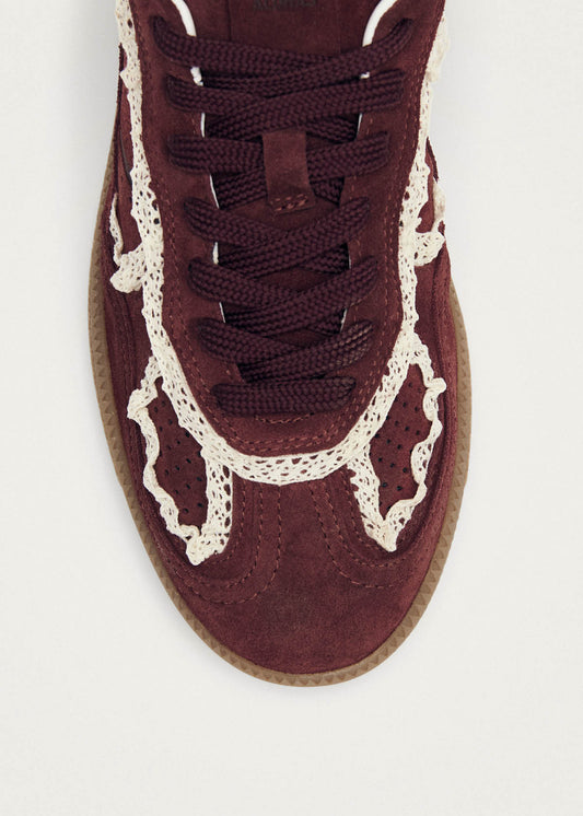 Tb.490 Crochet Burgundy Leather Sneakers-image