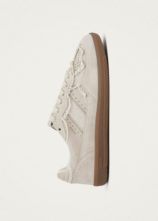 Tb.490 Crochet Cream Leather Sneakers-image