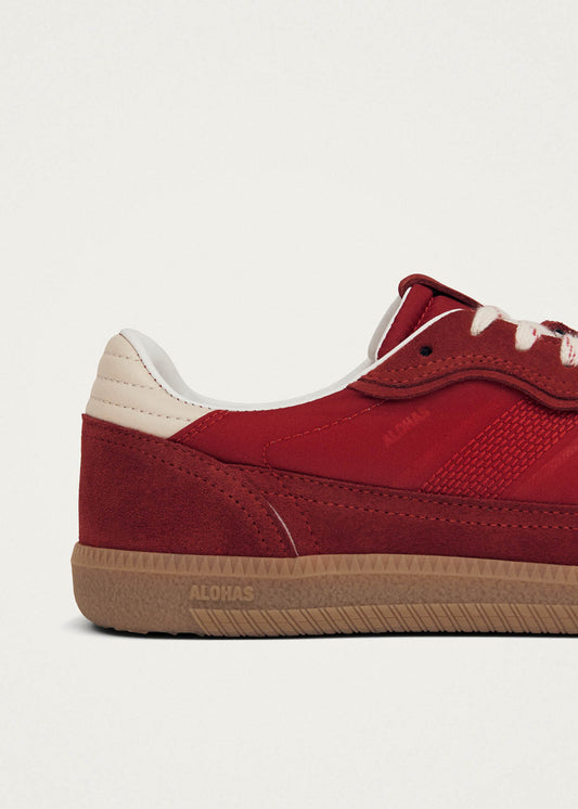 Tb.490 Rife Sheen Red Leather Sneakers-image