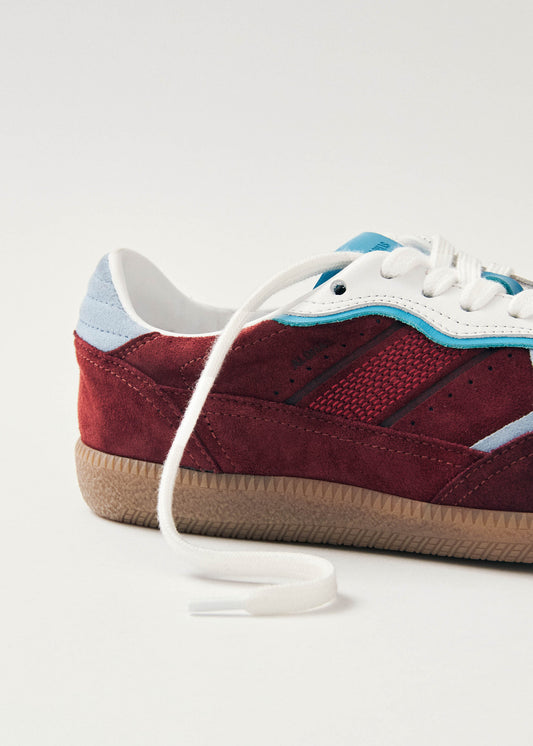 Tb.490 Rife Burgundy Leather Sneakers-image