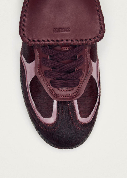 Tb.490 Club Soft Burgundy Leather Sneakers-image