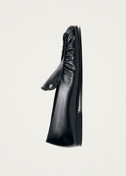 Gabe Rift Black Leather Loafers-image