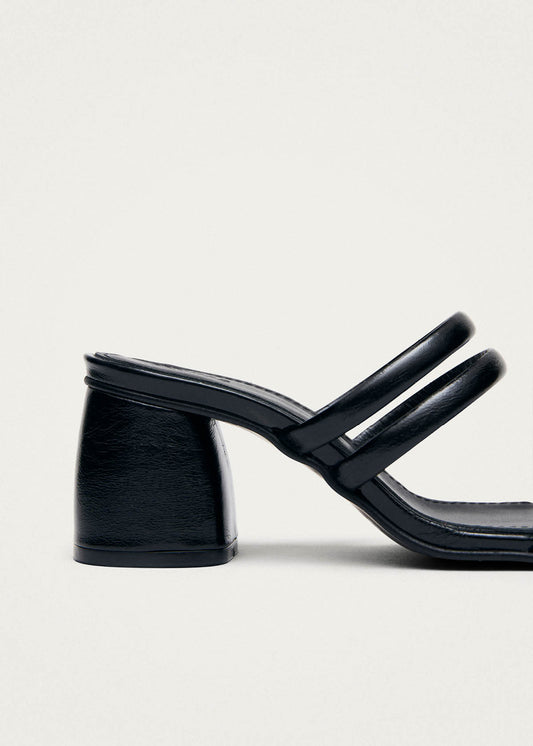 Indiana Rift Black Leather Sandals-image