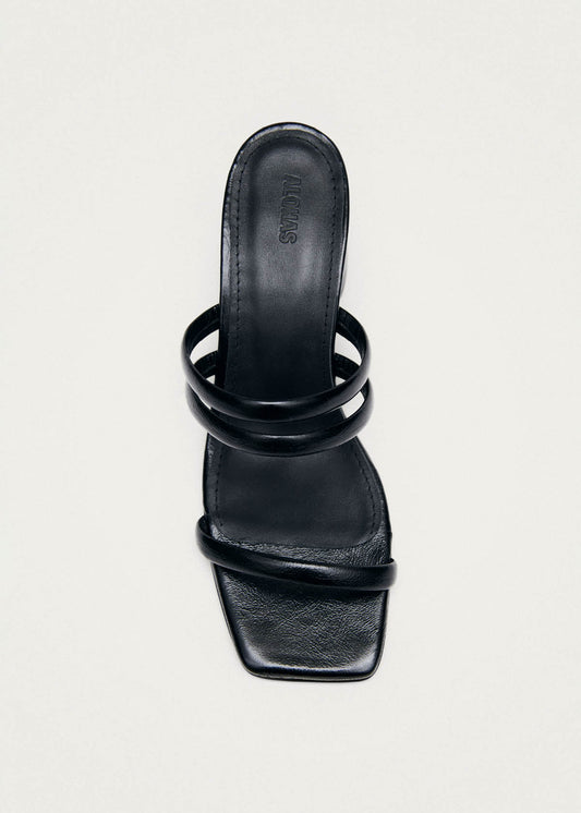 Indiana Rift Black Leather Sandals-image