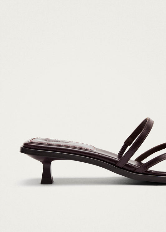 Liko Rift Dark Brown Leather Sandals-image