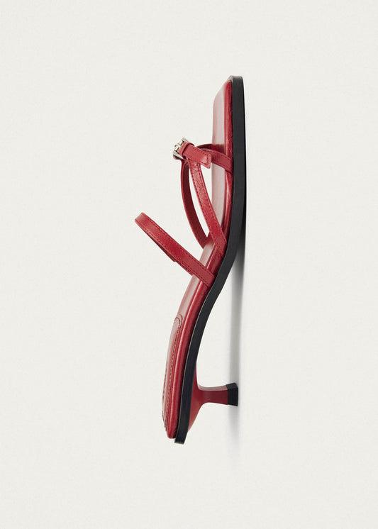 Liko Rift Red Leather Sandals-image