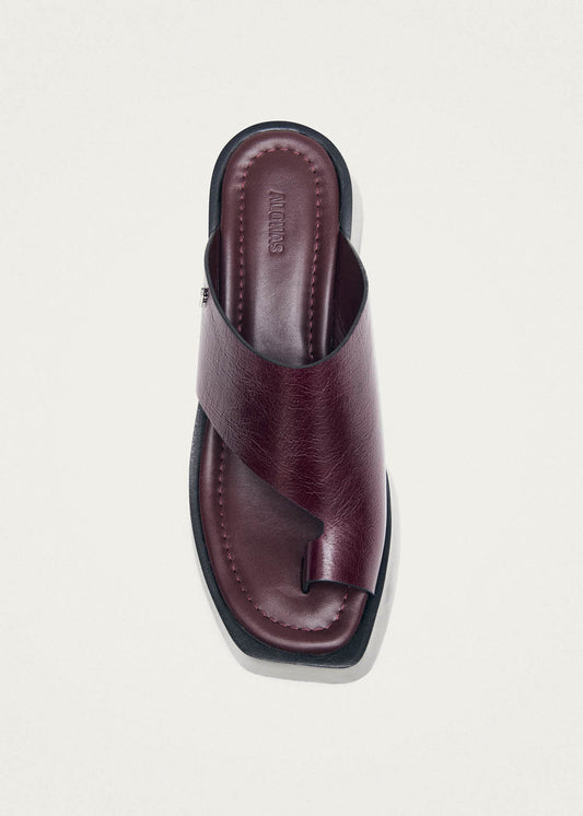Nova Rift Burgundy Leather Sandals-image