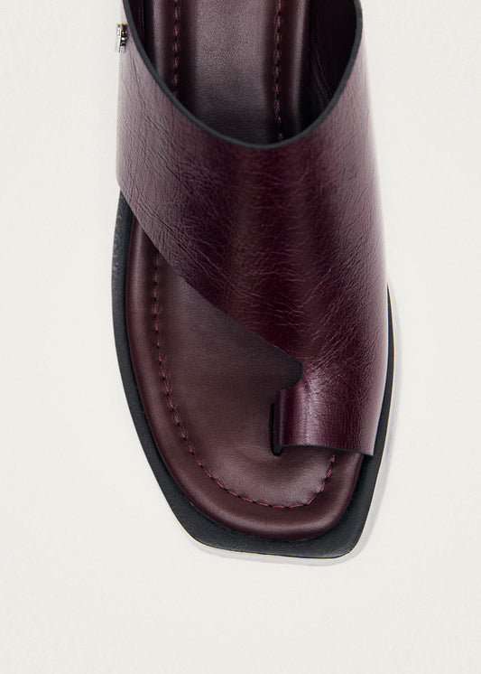 Nova Rift Burgundy Leather Sandals-image