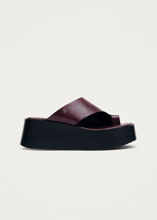 Nova Rift Burgundy Leather Sandals-image