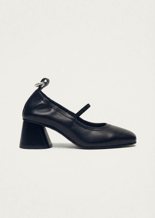 Rhiane Black Leather Pumps-image