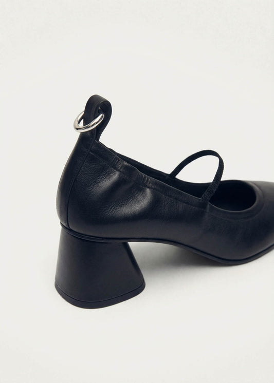 Rhiane Black Leather Pumps-image