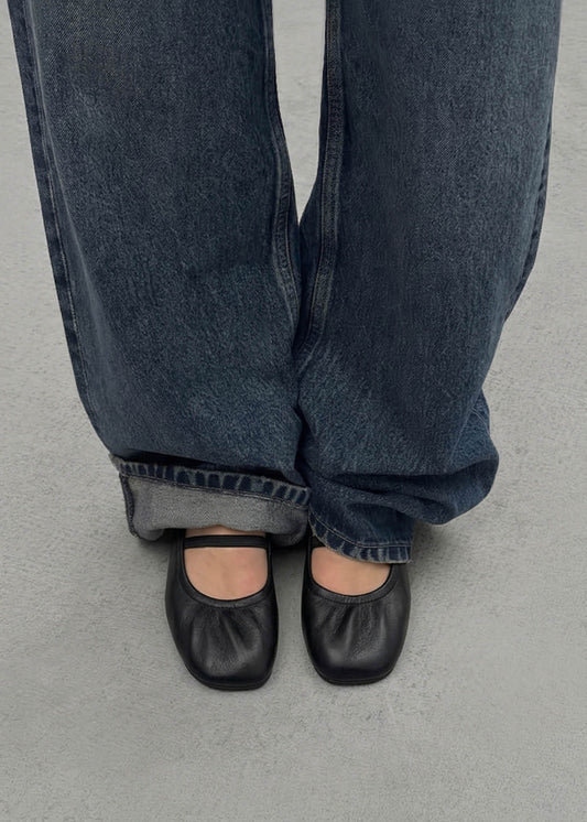 Rhiane Black Leather Pumps-image