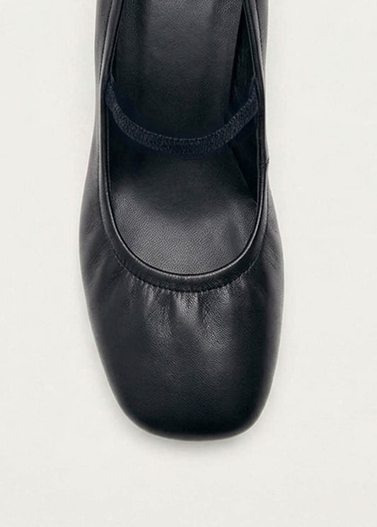 Rhiane Black Leather Pumps-image