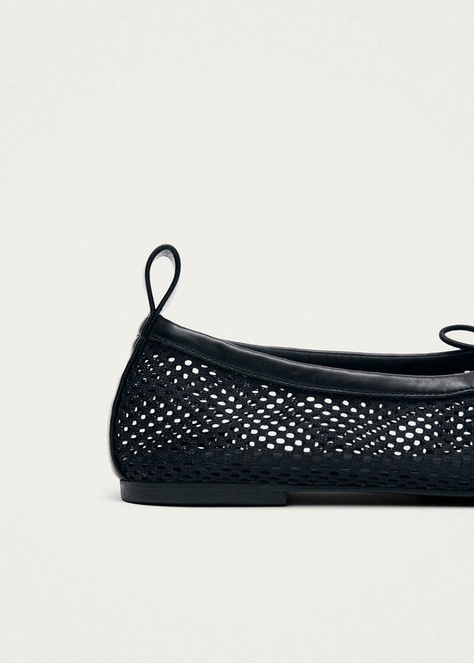 Rosalind Mesh Black Ballet Flats-image