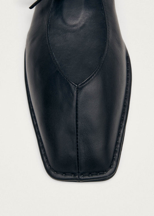 Sway Black Leather Ballet Flats-image