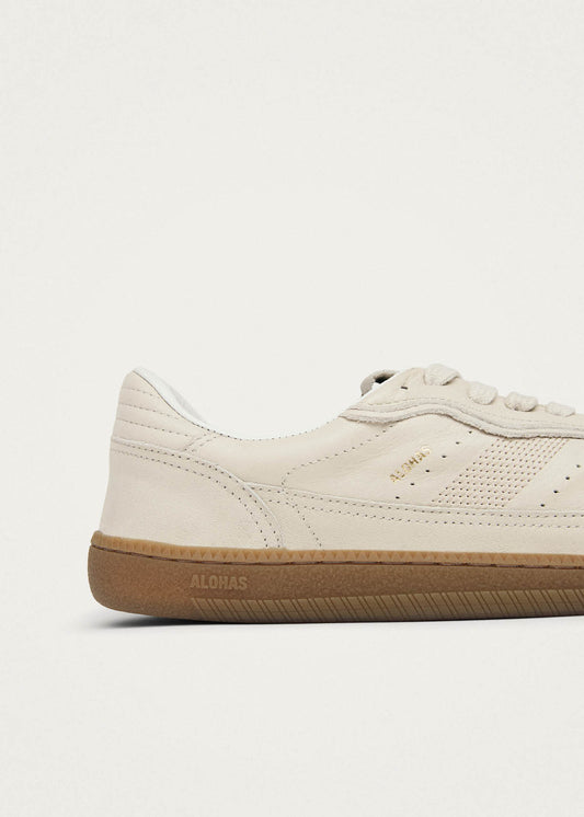 Tb.00 Barefoot Cream Leather Sneakers-image