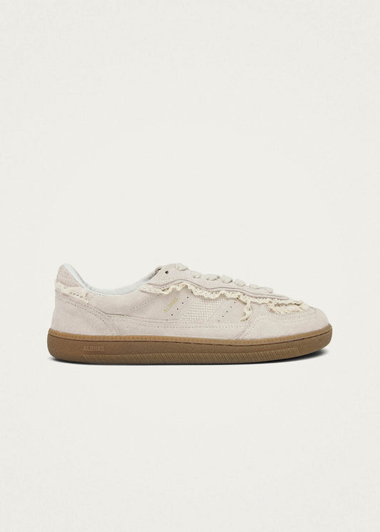 Tb.00 Barefoot Crochet Cream Leather Sneakers-image