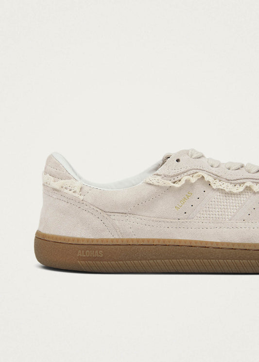 Tb.00 Barefoot Crochet Cream Leather Sneakers-image