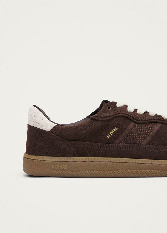 Tb.00 Barefoot Rife Cocoa & Off White Leather Sneakers-image