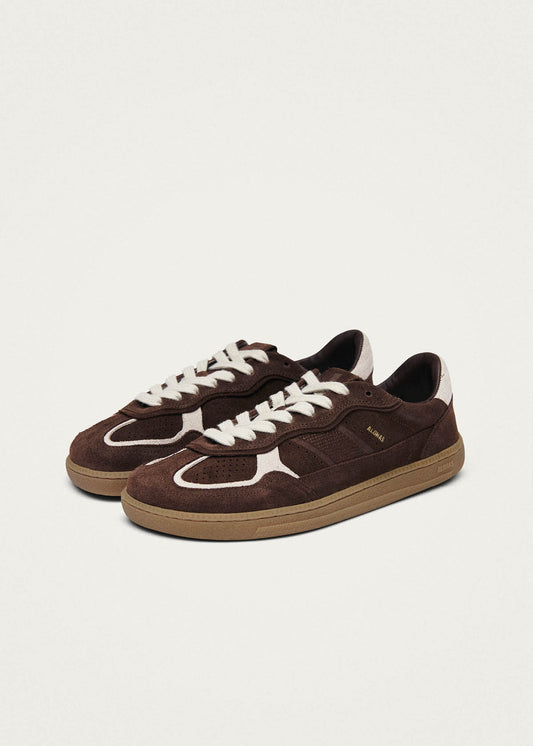 Tb.00 Barefoot Rife Cocoa & Off White Leather Sneakers-image