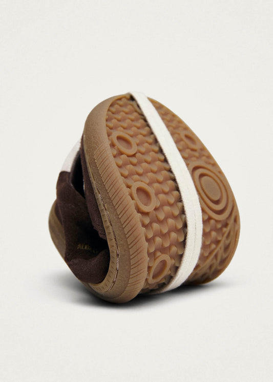 Tb.00 Barefoot Rife Cocoa & Off White Leather Sneakers-image
