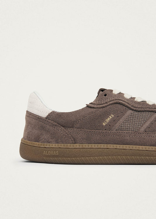 Tb.00 Barefoot Rife Taupe Leather Sneakers-image