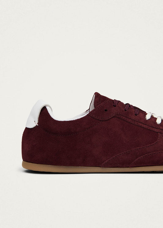Tb.24 Suede Burgundy Leather Sneakers-image