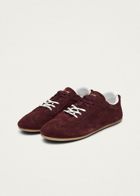 Tb.24 Suede Burgundy Leather Sneakers-image