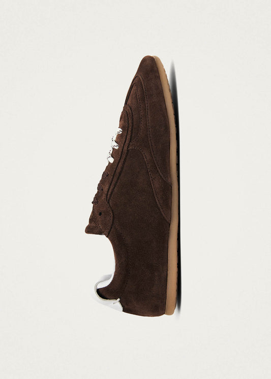 Tb.24 Suede Chocolate Brown Leather Sneakers-image