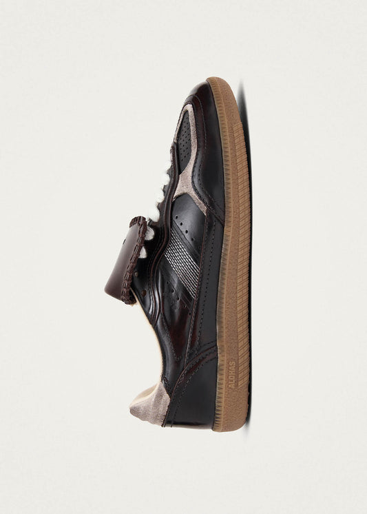 Tb.490 Club Brushed Dark Chocolate Leather Sneakers-image