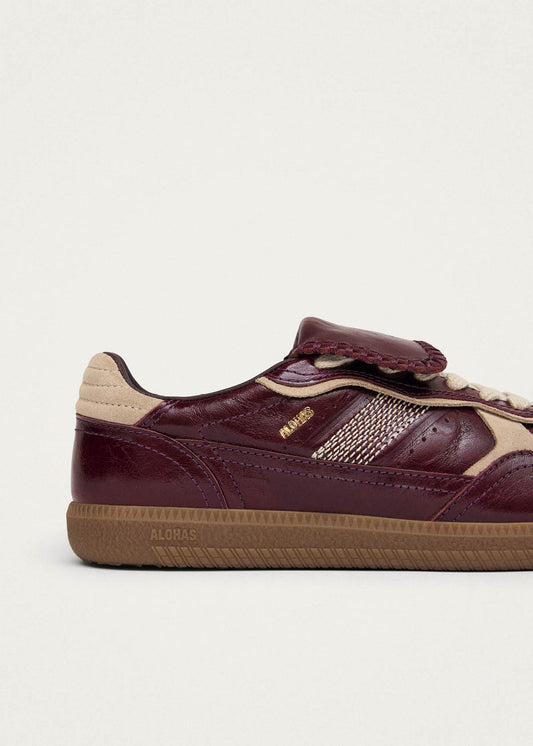 Tb.490 Club Patent Deep Burgundy Leather Sneakers-image