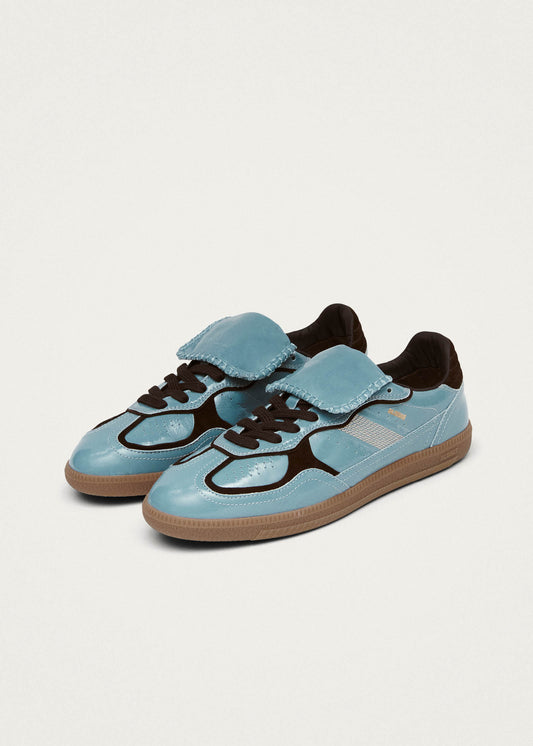 Tb.490 Club Grey Blue Patent Leather Sneakers-image