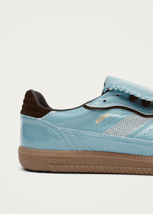 Tb.490 Club Grey Blue Patent Leather Sneakers-image