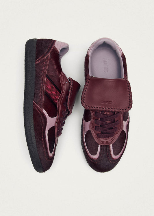 Tb.490 Club Soft Burgundy Leather Sneakers-image