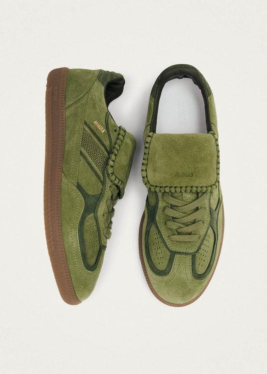 Tb.490 Club Suede Green Leather Sneakers-image