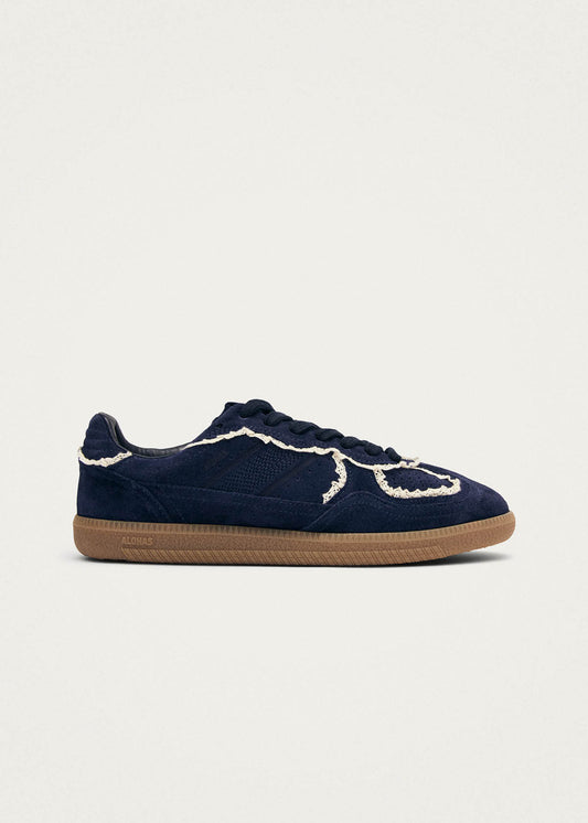 Tb.490 Crochet Navy Leather Sneakers-image