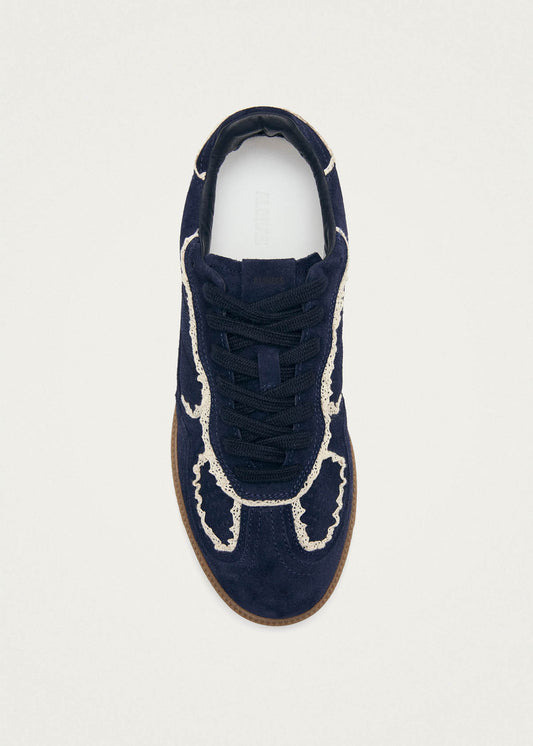 Tb.490 Crochet Navy Leather Sneakers-image