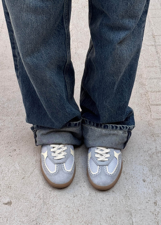 Tb.490 Recycled Pale Blue Leather Sneakers-image