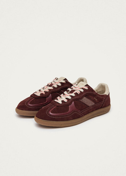 Tb.490 Rife Burgundy Cream Leather Sneakers-image