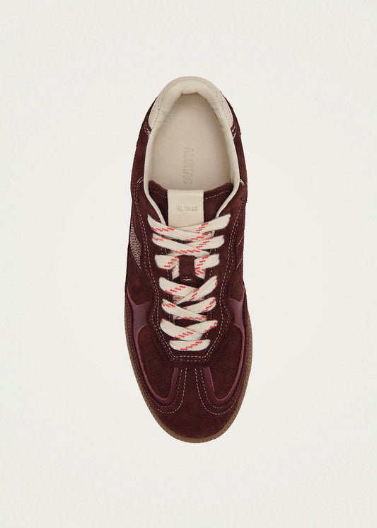 Tb.490 Rife Burgundy Cream Leather Sneakers-image