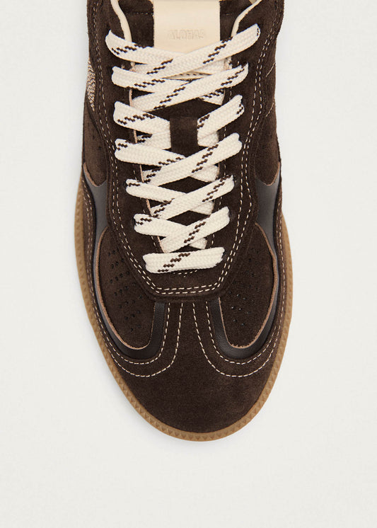 Tb.490 Rife Chocolate Cream Leather Sneakers-image