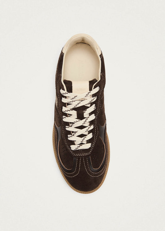 Tb.490 Rife Chocolate Cream Leather Sneakers-image