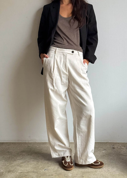 Tb.490 Rife Cocoa & Off White Leather Sneakers-image