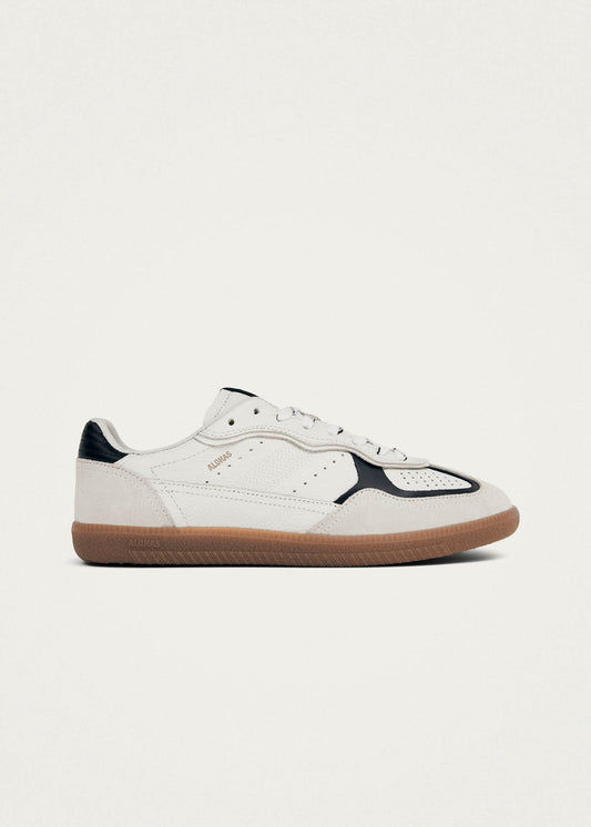 Tb.490 Rife Grain White Black Leather Sneakers-image