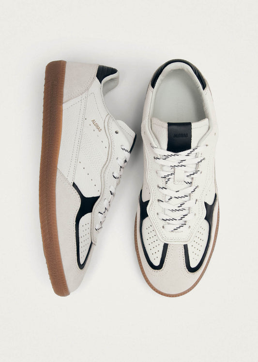 Tb.490 Rife Grain White Black Leather Sneakers-image