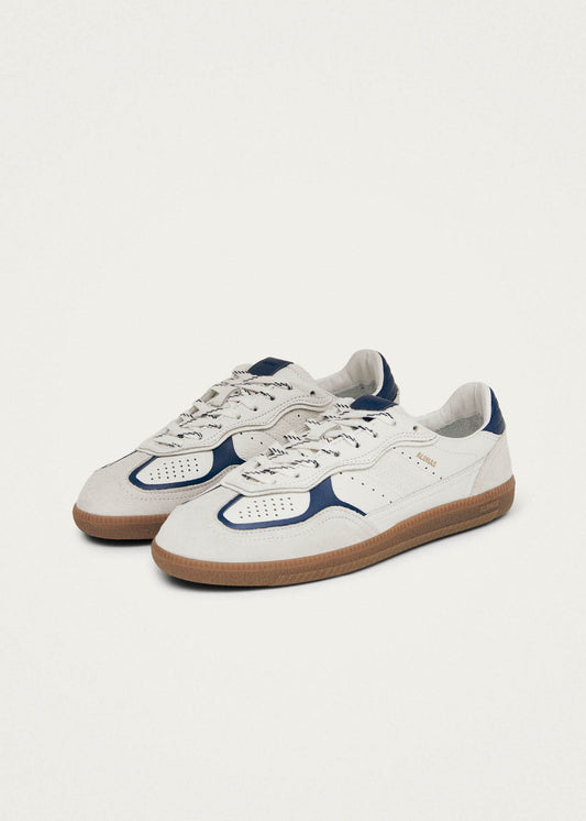 Tb.490 Rife Grain White Navy Leather Sneakers-image